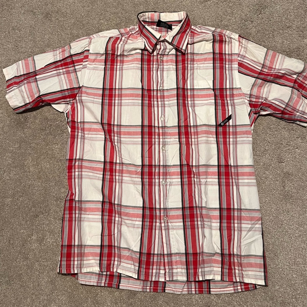South Pole Men's‎ Plaid Shirt Button Up Medium Vintage Y2K